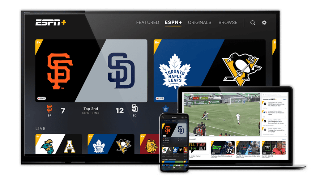 ESPN+ app is a bettor’s dream, with wall-to-wall live sports 24-hours a day