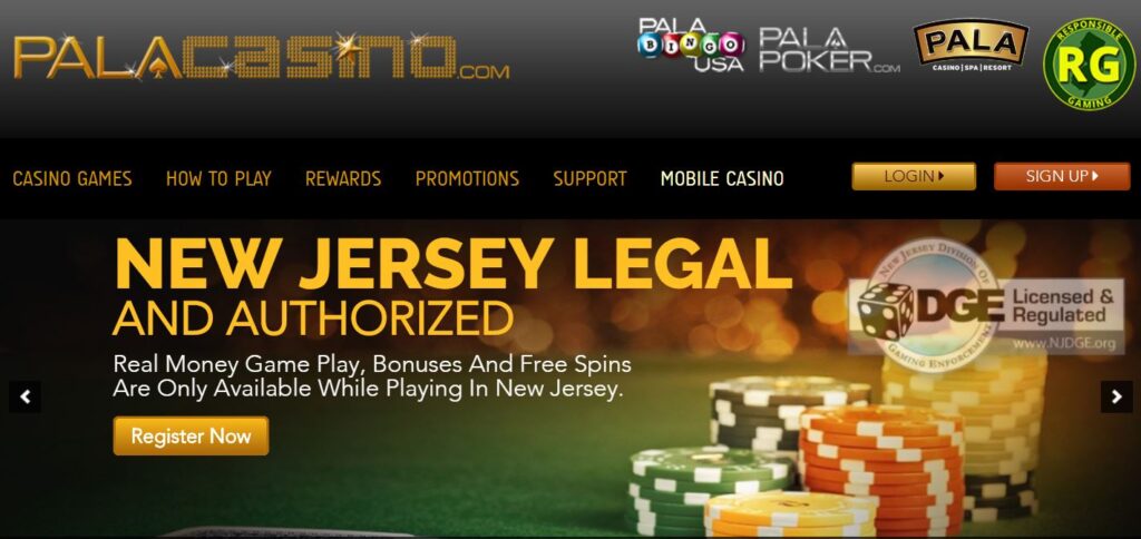 Pala online casino nj review promotional code 2020