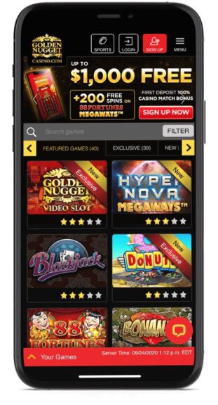 Golden nugget casino app